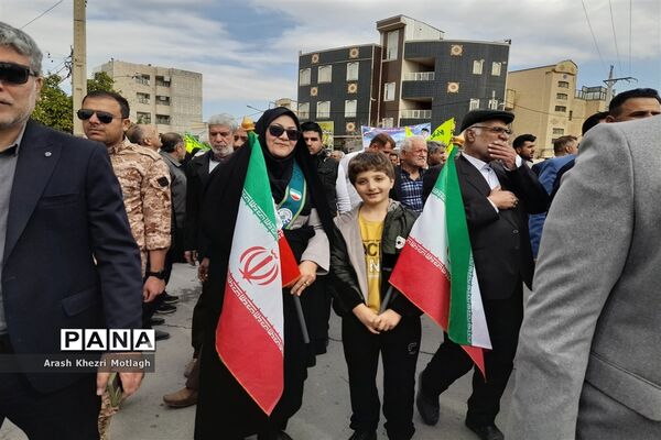 مراسم راهپیمایی یوم الله ۲۲ بهمن در کازرون