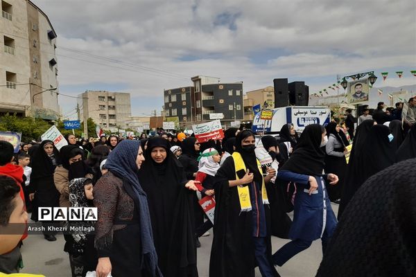 مراسم راهپیمایی یوم الله ۲۲ بهمن در کازرون