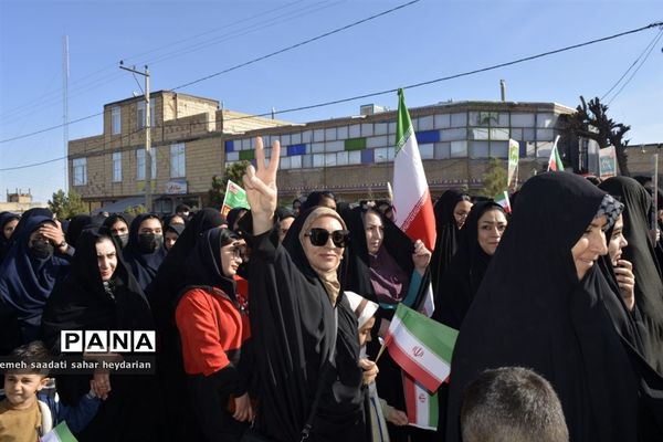 راهپیمایی با شکوه۲۲بهمن در شهرستان کلات