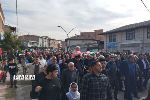 راهپیمایی ۲۲ بهمن در شهرستان میاندورود