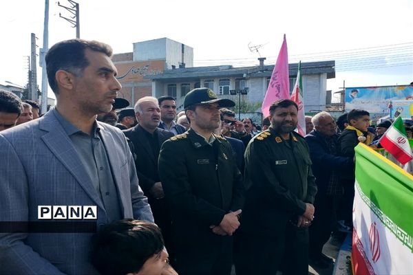 راهپیمایی ۲۲ بهمن در شهرستان میاندورود