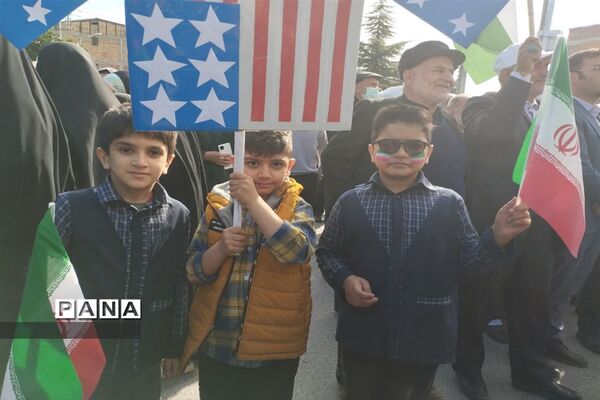 راهپیمایی ۲۲ بهمن در شهرستان میاندورود