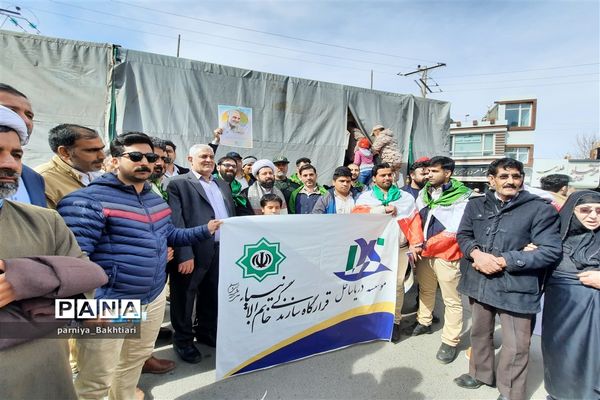 راهپیمایی ۲۲ بهمن در شهرستان میاندورود