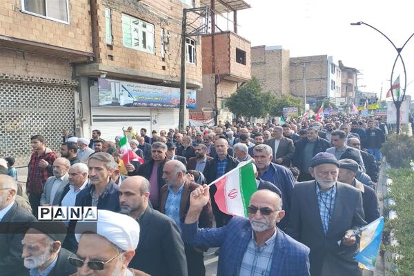 راهپیمایی ۲۲ بهمن در شهرستان میاندورود