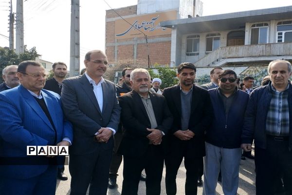 راهپیمایی ۲۲ بهمن در شهرستان میاندورود