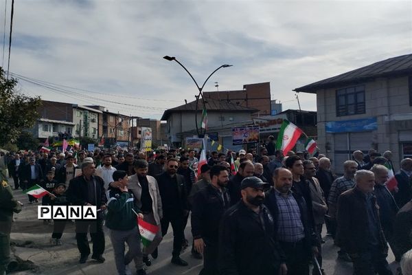 راهپیمایی ۲۲ بهمن در شهرستان میاندورود
