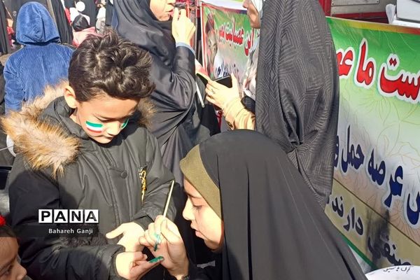 راهپیمایی ۲۲ بهمن ماه همزمان با چهل و پنجمین سالگرد پیروزی انقلاب اسلامی در نیشابور