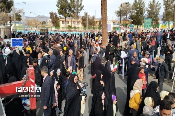 راهپیمایی یوم الله ۲۲ بهمن در شهرستان کاشمر