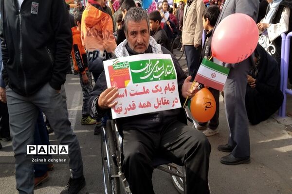 راهپیمایی یوم الله ۲۲ بهمن در شهرستان کاشمر