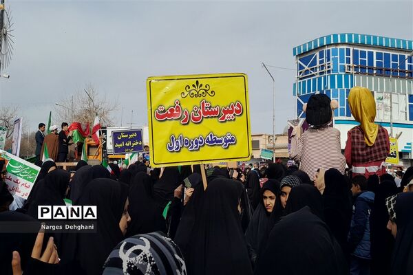راهپیمایی یوم الله ۲۲ بهمن در شهرستان کاشمر