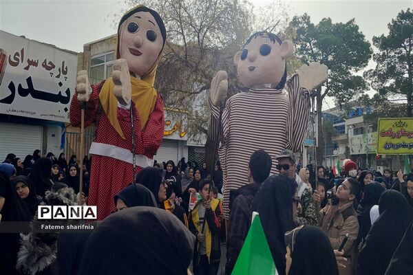 راهپیمایی یوم الله ۲۲ بهمن در شهرستان کاشمر