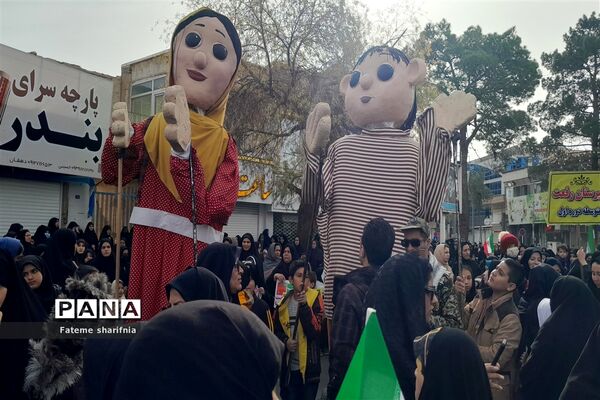 راهپیمایی یوم الله ۲۲ بهمن در شهرستان کاشمر