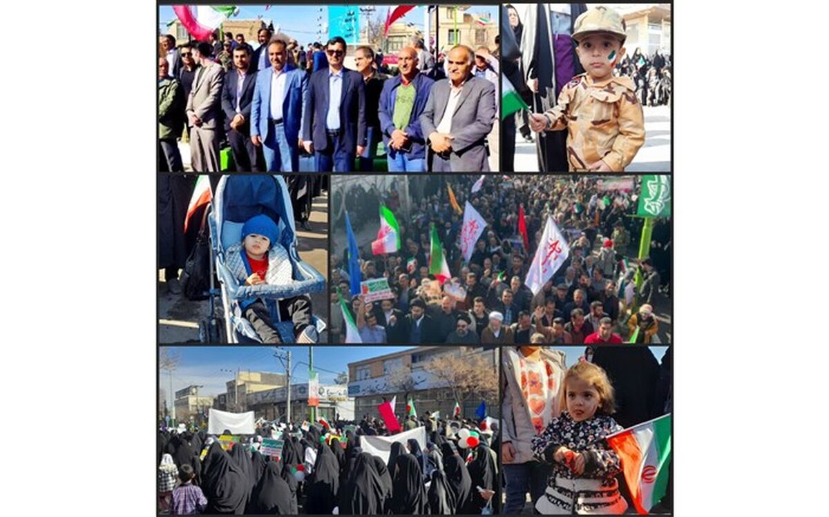 حماسه حضور در اردستان با برپایی جشن ۴۵ سالگی انقلاب‌/ فیلم