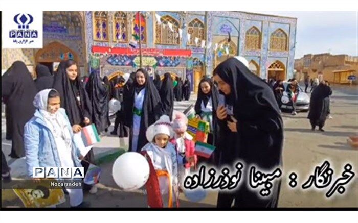 مصاحبه با رزمی‌کاران حاضر در راهپیمایی ۲۲ بهمن‌ماه در شهرستان آران و بیدگل/فیلم
