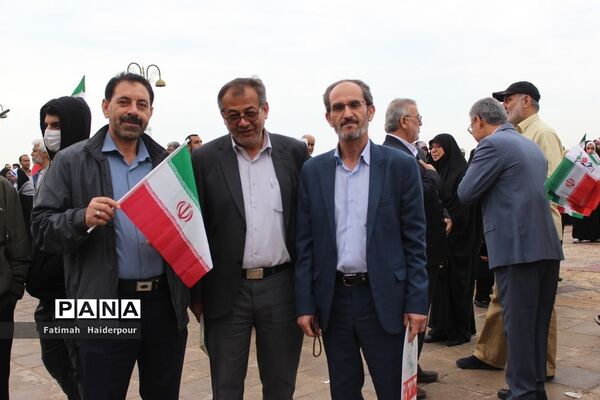 راهپیمایی ۲۲ بهمن در بوشهر