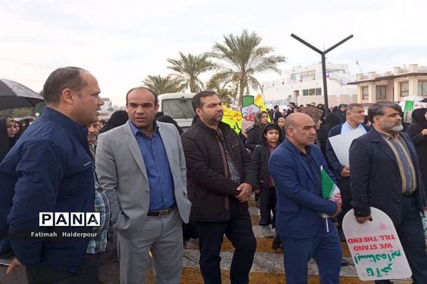 راهپیمایی ۲۲ بهمن در بوشهر