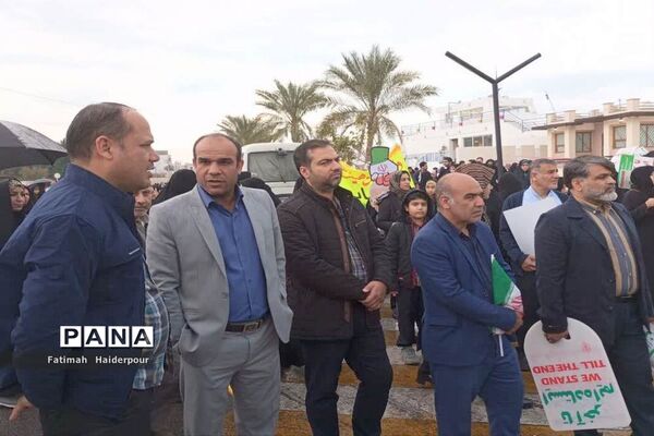 راهپیمایی ۲۲ بهمن در بوشهر