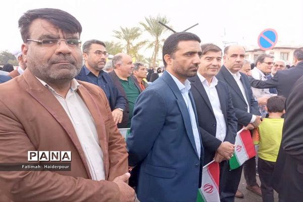 راهپیمایی ۲۲ بهمن در بوشهر