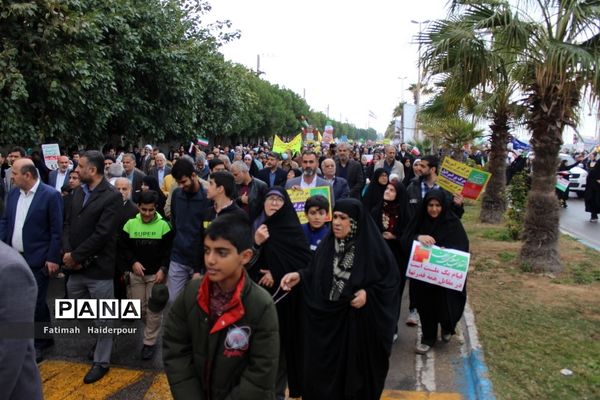 راهپیمایی ۲۲ بهمن در بوشهر