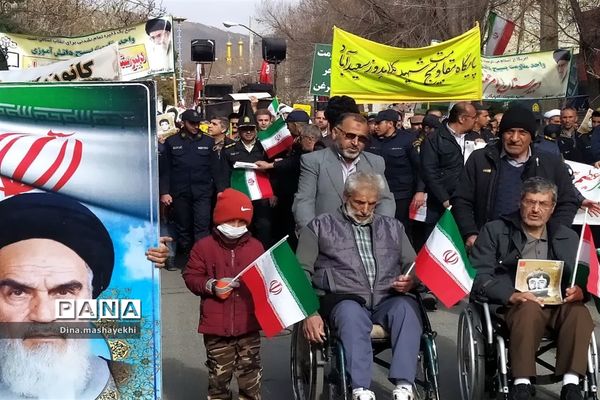 مراسم راهپیمایی یوم الله ۲۲بهمن در گلپایگان