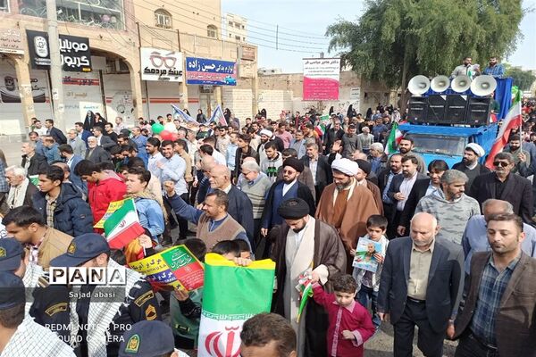 راهپیمایی ۲۲ بهمن در شوشتر