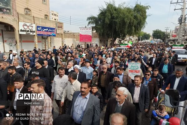 راهپیمایی ۲۲ بهمن در شوشتر