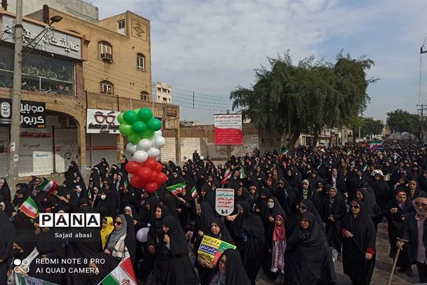 راهپیمایی ۲۲ بهمن در شوشتر