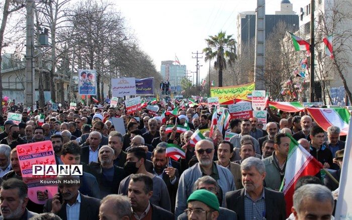 آمل یک‌صدا در حمایت از آرمان‌های انقلاب/فیلم