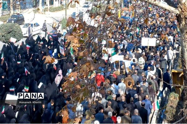 راهپیمایی ۲۲ بهمن در آمل