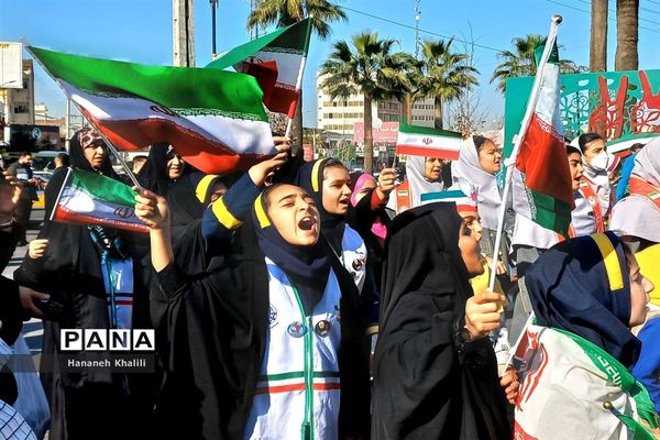 راهپیمایی ۲۲ بهمن در آمل