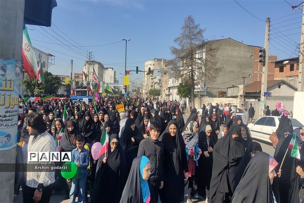 راهپیمایی یوم الله ۲۲ بهمن در بابلسر