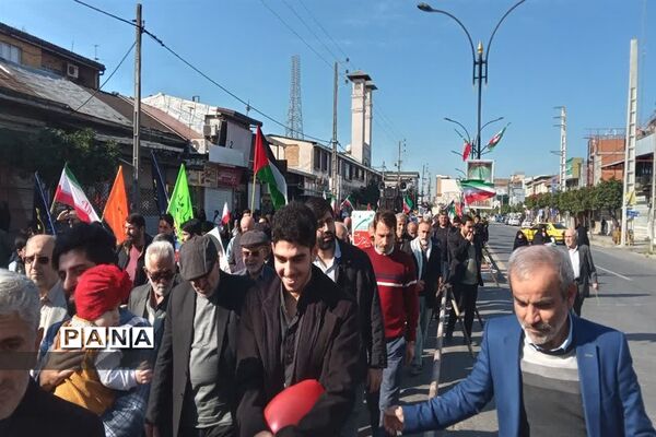 راهپیمایی ۲۲ بهمن در فریدونکنار