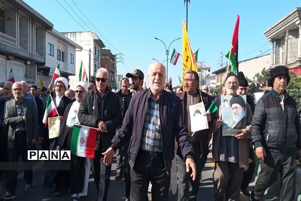 راهپیمایی ۲۲ بهمن در فریدونکنار