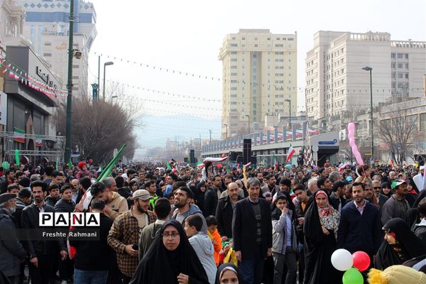 راهپیمایی ۲۲ بهمن در مشهد