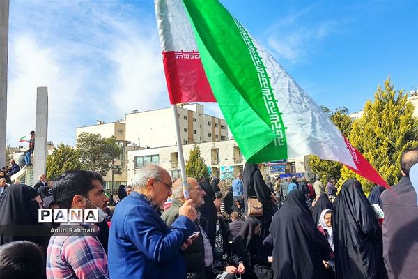 راهپیمایی 22 بهمن در شیراز