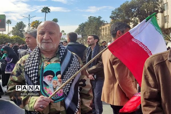 راهپیمایی 22 بهمن در شیراز