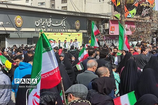 راهپیمایی 22 بهمن در شیراز