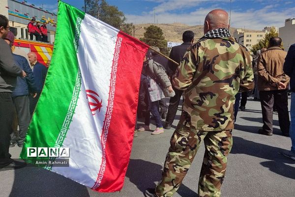 راهپیمایی 22 بهمن در شیراز