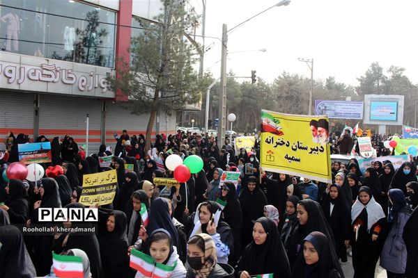 راهپیمایی ۲۲ بهمن در شهرستان چناران