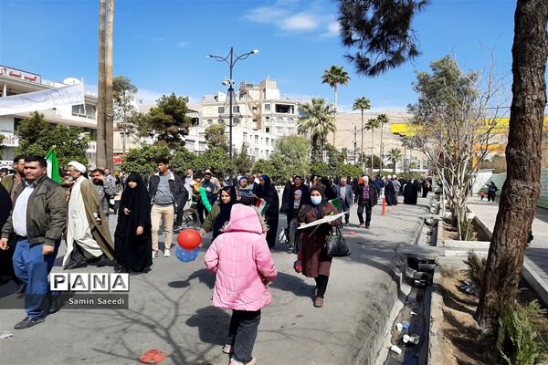 راهپیمایی 22 بهمن 1402 در شیراز