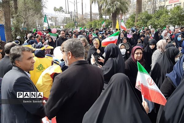 راهپیمایی 22 بهمن 1402 در شیراز