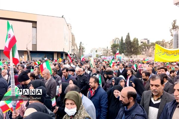 راهپیمایی 22 بهمن 1402 در شیراز