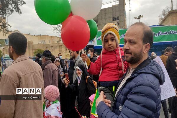 راهپیمایی 22 بهمن 1402 در شیراز