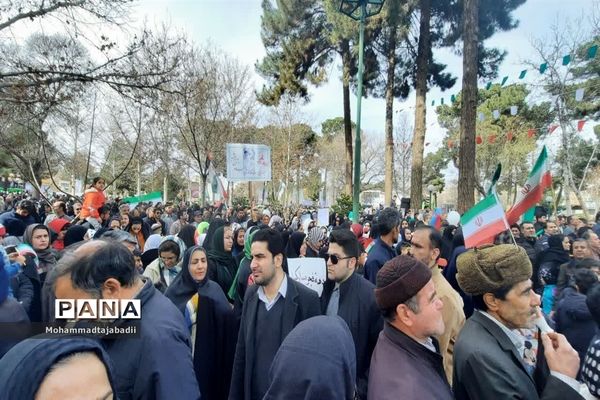 مراسم راهپیمایی یوم الله 22 بهمن در شهرستان سبزوار