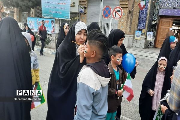 مراسم راهپیمایی یوم الله 22 بهمن در شهرستان سبزوار