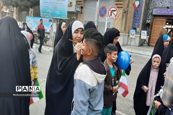 مراسم راهپیمایی یوم الله 22 بهمن در شهرستان سبزوار