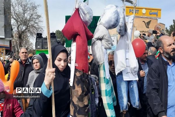 مراسم راهپیمایی یوم الله 22 بهمن در شهرستان سبزوار