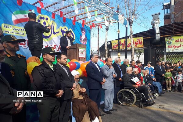 راهپیمایی ۲۲ بهمن در  قائمشهر