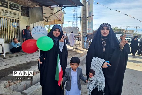 راهپیمایی ۲۲ بهمن در ایرانشهر