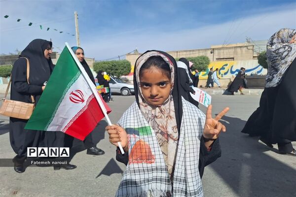 راهپیمایی ۲۲ بهمن در ایرانشهر